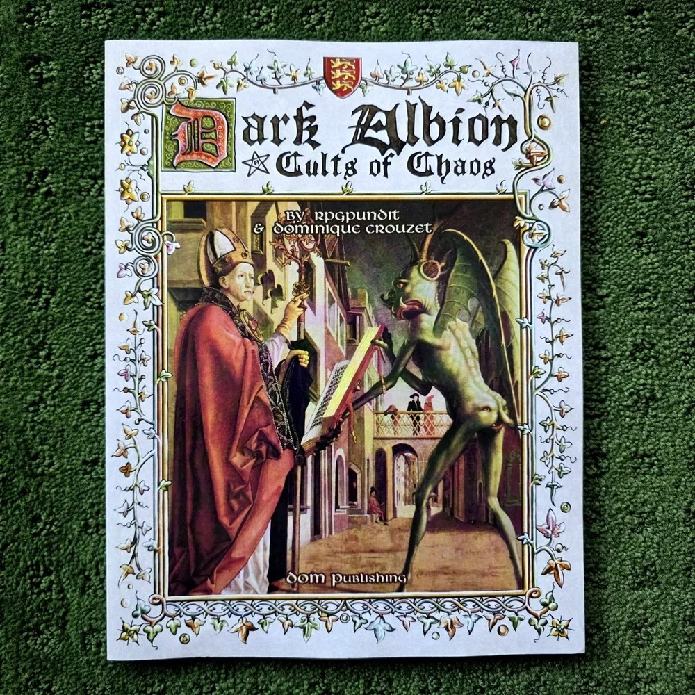 RPGPundit Book Lot Dark‎ Albion Lion & Dragon Medieval Grim Fantasy Roleplaying